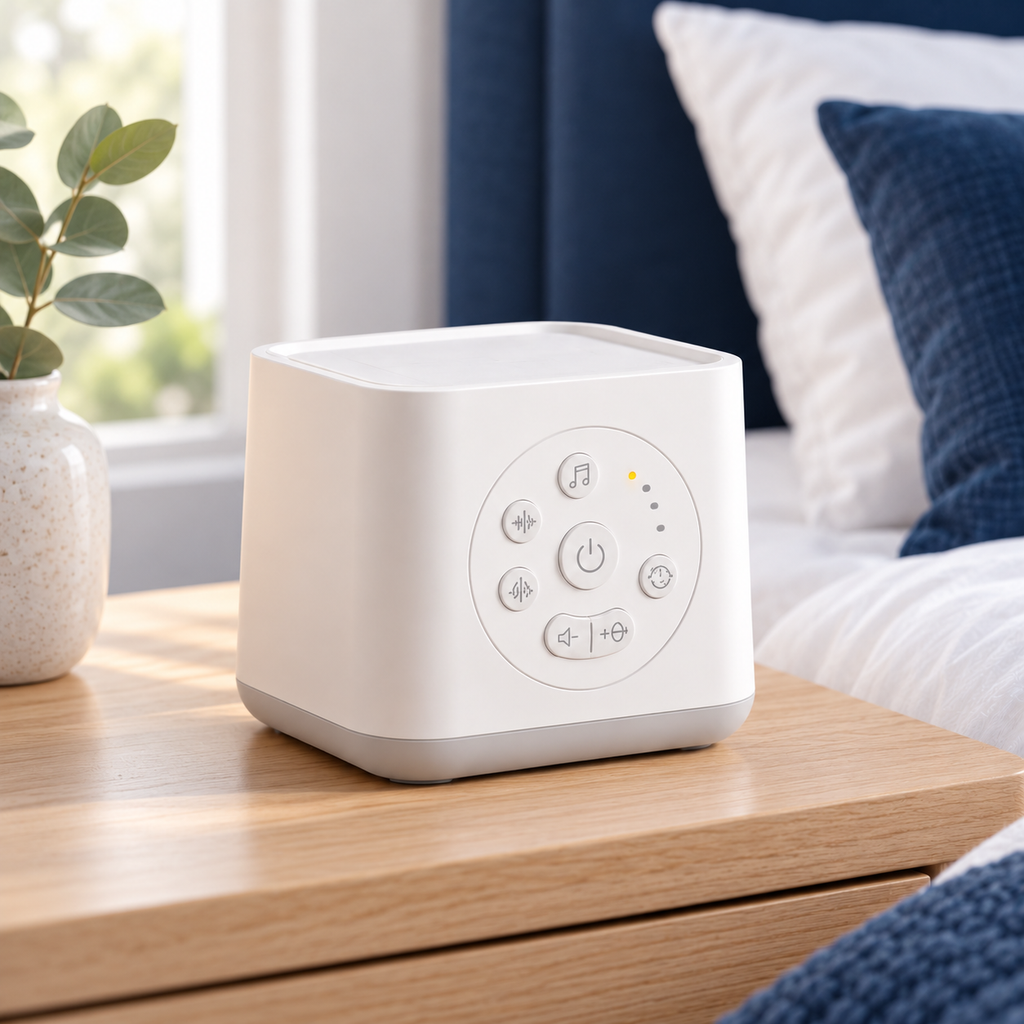 Machine à bruit blanc rechargeable, coloris blanc